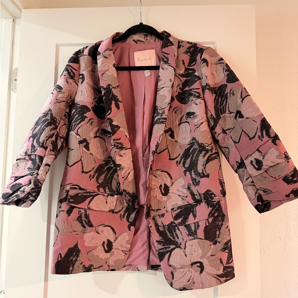 Hutch Pink Floral Blazer
